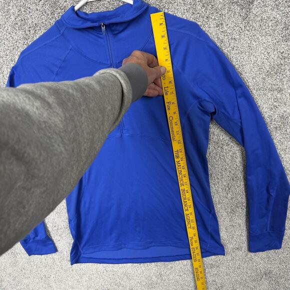 Adidas Shirt Womens Medium Climalite Quarter Zip Running Thumbholes Athletic - Picture 2 of 14